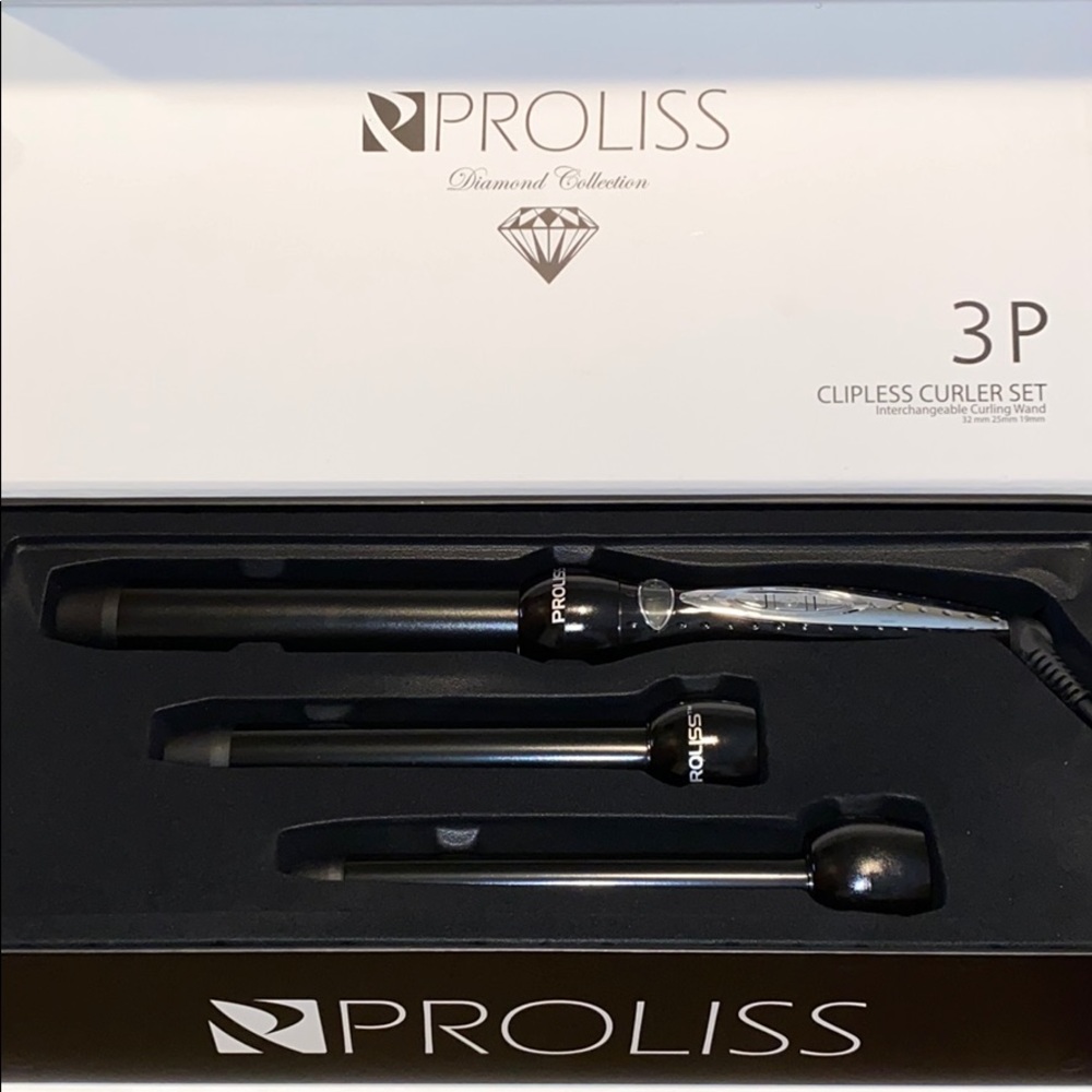 Proliss Diamond Collection 3P Clipless Curler Set